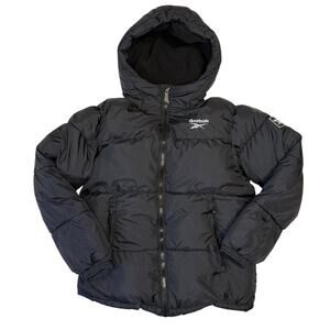 Reebok Black Puffer Jacket Kids size Large 14-16